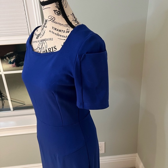 MaryCrafts Royal Blue Sheath Dress | Size 4 | Midi | Like New - Picture 8 of 12